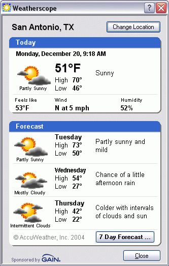 Weather4you Screenshot